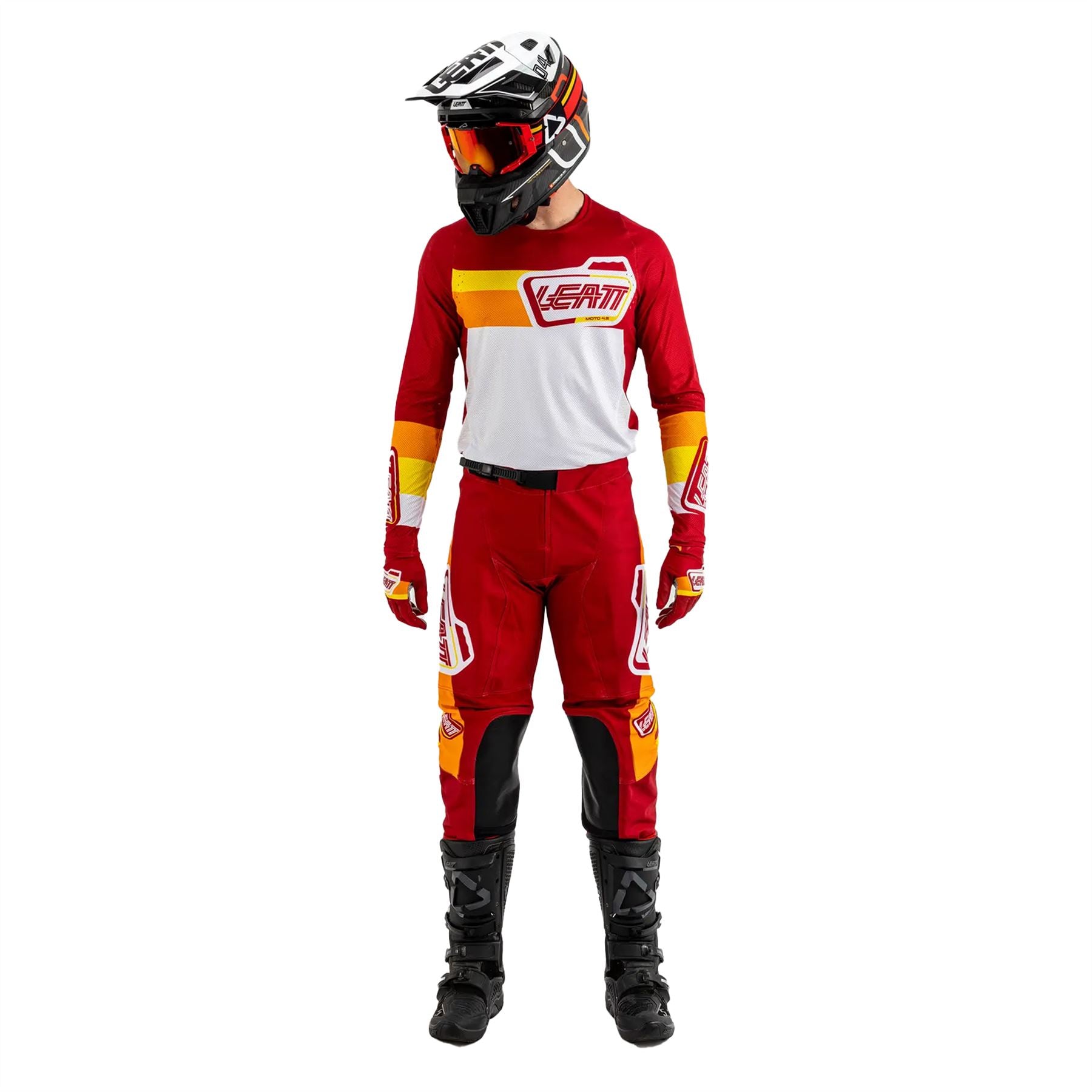 Leatt 2025 Motocross Combo Kit 4.5 Lite Pitboard Ruby